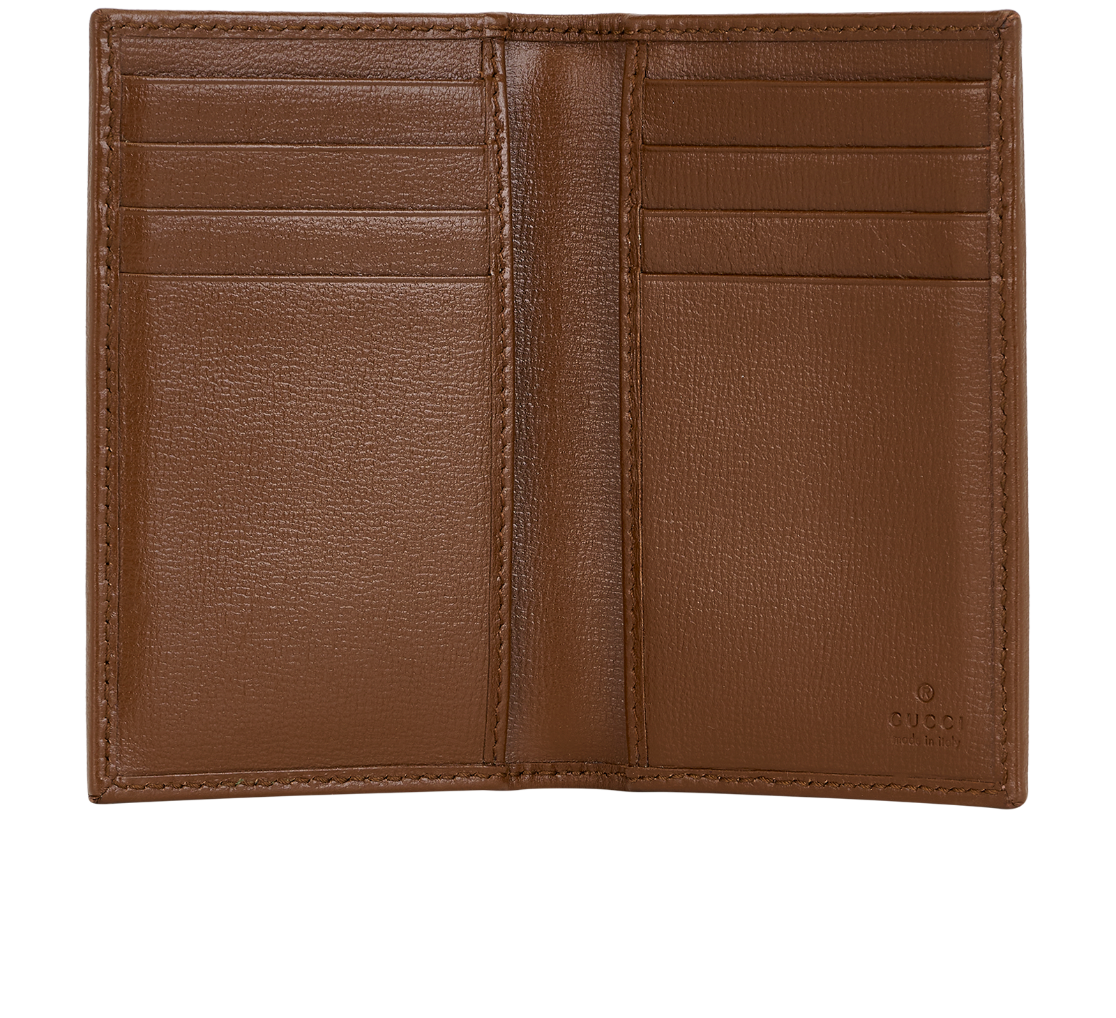 Gucci Card Wallet, &pound;180, Accessories, Beige/Brown, Canvas/Leather, Other view